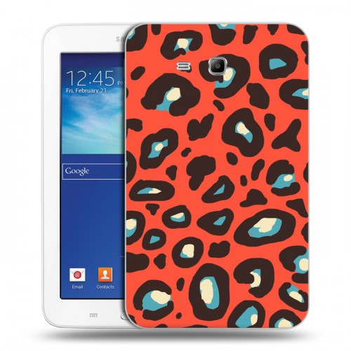 Дизайнерский силиконовый чехол для Samsung Galaxy Tab 3 Lite Узоры шкур