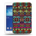 Дизайнерский силиконовый чехол для Samsung Galaxy Tab 3 Lite Тибетские искусства
