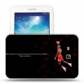 Дизайнерский силиконовый чехол для Samsung Galaxy Tab 3 Lite Майкл Джордан