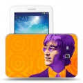 Дизайнерский силиконовый чехол для Samsung Galaxy Tab 3 Lite Джон Леннон