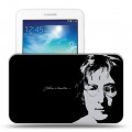 Дизайнерский силиконовый чехол для Samsung Galaxy Tab 3 Lite Джон Леннон