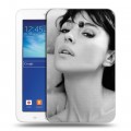 Дизайнерский силиконовый чехол для Samsung Galaxy Tab 3 Lite Моника Белуччи
