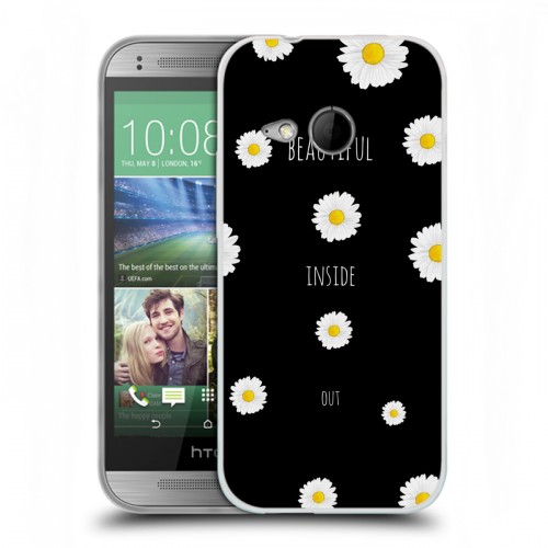 Дизайнерский пластиковый чехол для HTC One mini 2 Ромашковый мир