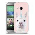 Дизайнерский пластиковый чехол для HTC One mini 2 Мятные звери