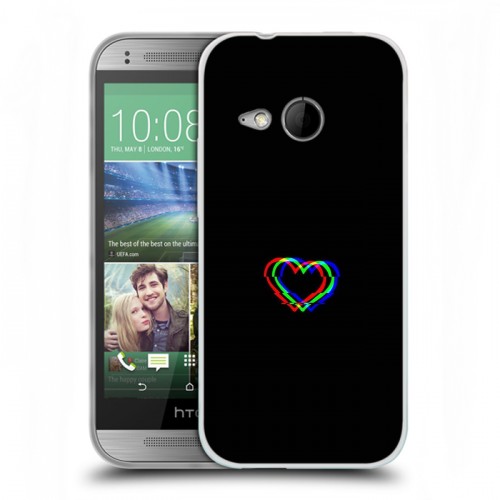 Дизайнерский пластиковый чехол для HTC One mini 2 Неоновые образы
