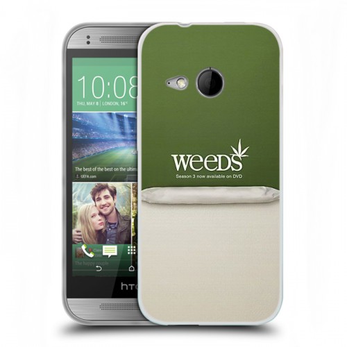 Дизайнерский пластиковый чехол для HTC One mini 2 Weeds