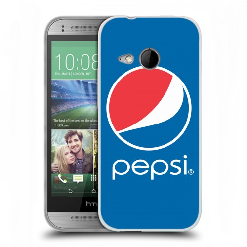 Дизайнерский пластиковый чехол для HTC One mini 2 Pepsi