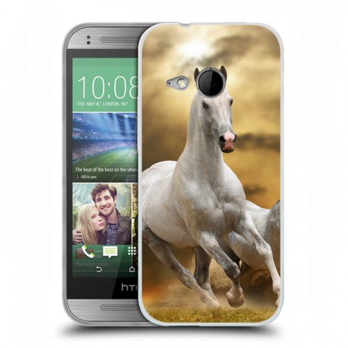 Дизайнерский пластиковый чехол для HTC One mini 2 Лошади