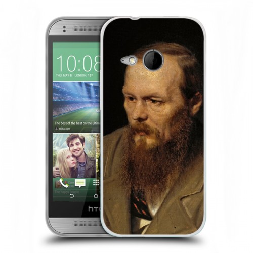 Дизайнерский пластиковый чехол для HTC One mini 2 Федор Достоевский