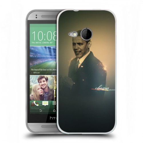 Дизайнерский пластиковый чехол для HTC One mini 2 Барак Обама