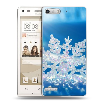 Дизайнерский силиконовый чехол для Huawei Ascend G6 Зима (на заказ)