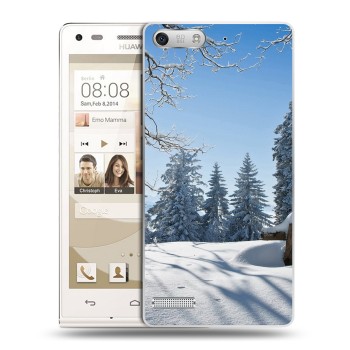 Дизайнерский силиконовый чехол для Huawei Ascend G6 Зима (на заказ)