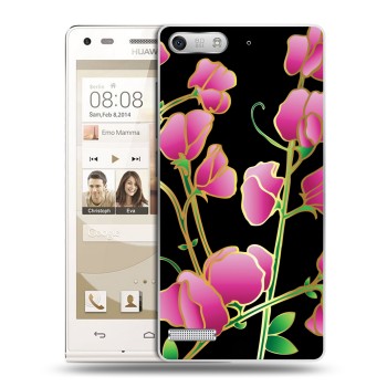 Дизайнерский силиконовый чехол для Huawei Ascend G6 Люксовые цветы (на заказ)