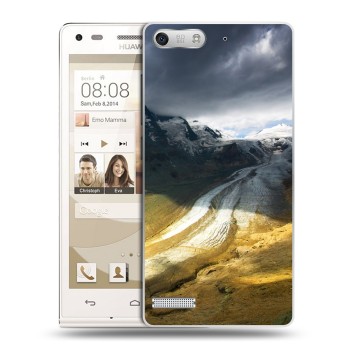 Дизайнерский силиконовый чехол для Huawei Ascend G6 горы (на заказ)