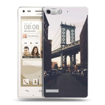 Дизайнерский силиконовый чехол для Huawei Ascend G6 Нью-Йорк (на заказ)