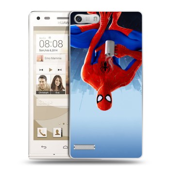 Дизайнерский силиконовый чехол для Huawei Ascend G6 Человек-паук : Через вселенные (на заказ)