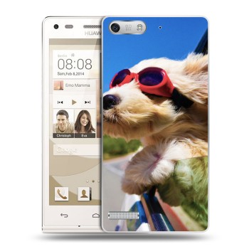 Дизайнерский силиконовый чехол для Huawei Ascend G6 Собаки (на заказ)