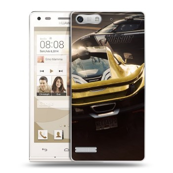 Дизайнерский силиконовый чехол для Huawei Ascend G6 Need for speed (на заказ)