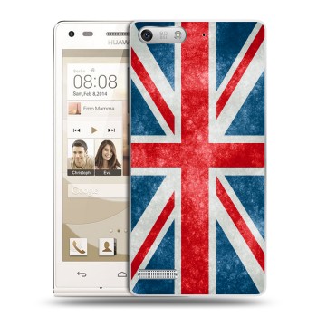 Дизайнерский силиконовый чехол для Huawei Ascend G6 Флаг Британии (на заказ)