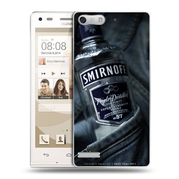 Дизайнерский силиконовый чехол для Huawei Ascend G6 Smirnoff (на заказ)