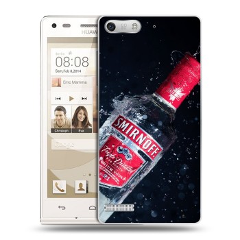 Дизайнерский силиконовый чехол для Huawei Ascend G6 Smirnoff (на заказ)