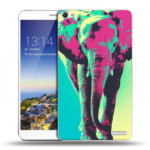 Дизайнерский пластиковый чехол для Huawei MediaPad X1 7.0 Животный поп-арт
