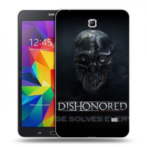 Дизайнерский силиконовый чехол для Samsung GALAXY Tab 4 7.0 Dishonored 