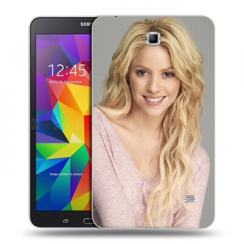 Дизайнерский силиконовый чехол для Samsung GALAXY Tab 4 7.0 Shakira