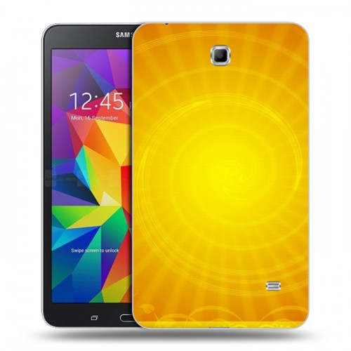Дизайнерский силиконовый чехол для Samsung GALAXY Tab 4 7.0 Солнце