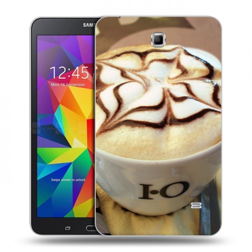 Дизайнерский силиконовый чехол для Samsung GALAXY Tab 4 7.0 Кофе напиток