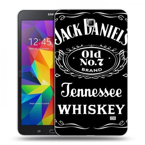 Дизайнерский силиконовый чехол для Samsung GALAXY Tab 4 7.0 Jack Daniels