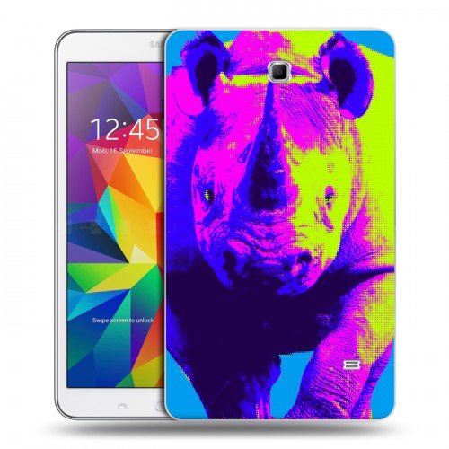 Дизайнерский силиконовый чехол для Samsung GALAXY Tab 4 8.0 Животный поп-арт