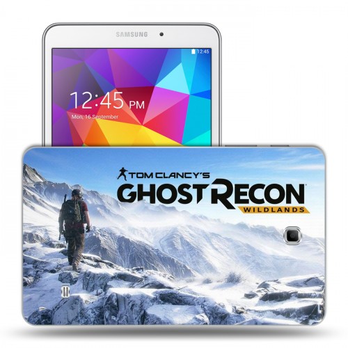 Дизайнерский силиконовый чехол для Samsung GALAXY Tab 4 8.0 Tom Clancy's Ghost Recon Wildlands