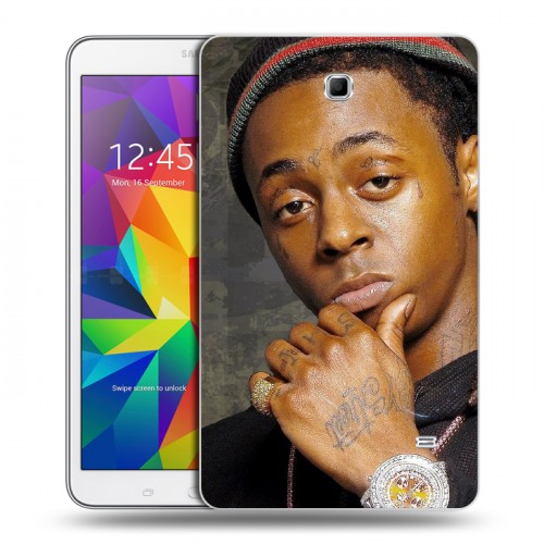 Дизайнерский силиконовый чехол для Samsung GALAXY Tab 4 8.0 Lil Wayne