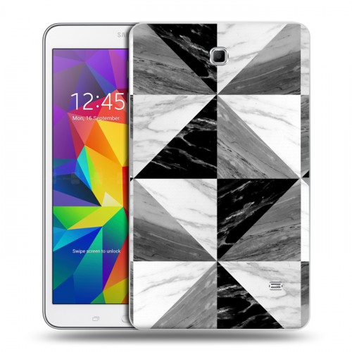 Дизайнерский силиконовый чехол для Samsung GALAXY Tab 4 8.0 Мраморные тренды