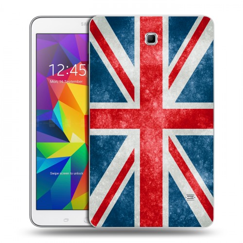 Дизайнерский силиконовый чехол для Samsung GALAXY Tab 4 8.0 Флаг Британии