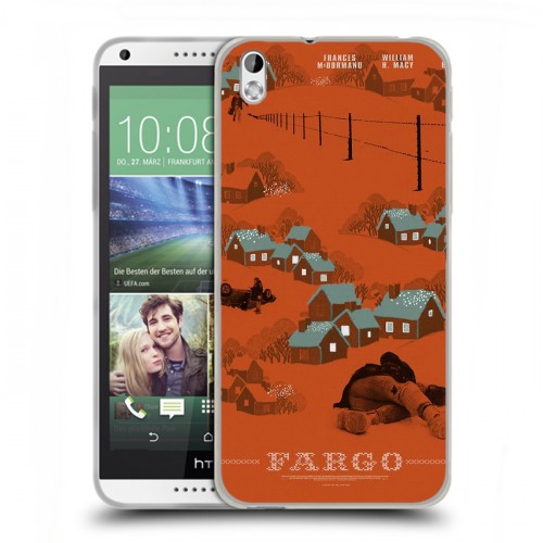 Дизайнерский пластиковый чехол для HTC Desire 816 Фарго