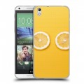 Дизайнерский пластиковый чехол для HTC Desire 816 Лимон