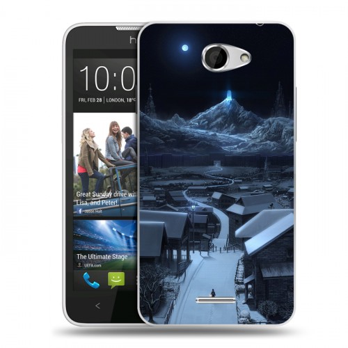 Дизайнерский пластиковый чехол для HTC Desire 516 Ночь