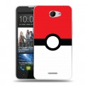 Дизайнерский пластиковый чехол для HTC Desire 516 Pokemon Go