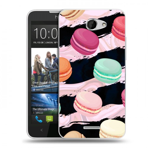 Дизайнерский пластиковый чехол для HTC Desire 516 Сладости