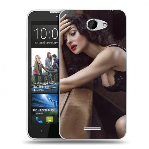Дизайнерский пластиковый чехол для HTC Desire 516 Моника