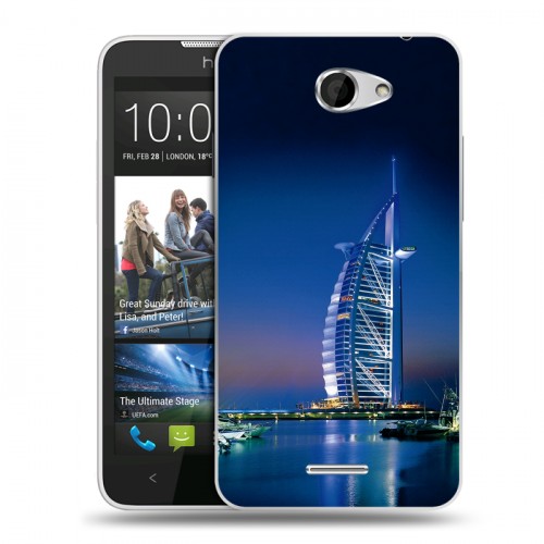 Дизайнерский пластиковый чехол для HTC Desire 516 Дубаи