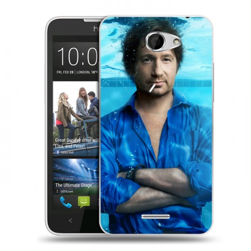 Дизайнерский пластиковый чехол для HTC Desire 516 Блудливая Калифорния
