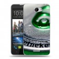 Дизайнерский пластиковый чехол для HTC Desire 516 Heineken