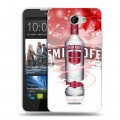 Дизайнерский пластиковый чехол для HTC Desire 516 Smirnoff