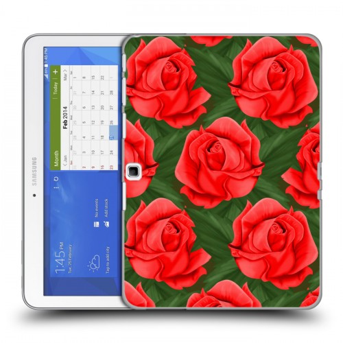 Дизайнерский силиконовый чехол для Samsung Galaxy Tab 4 10.1 Сила роз