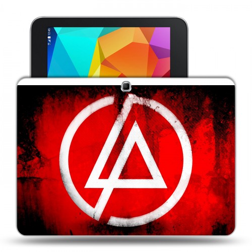 Дизайнерский силиконовый чехол для Samsung Galaxy Tab 4 10.1 Linkin Park