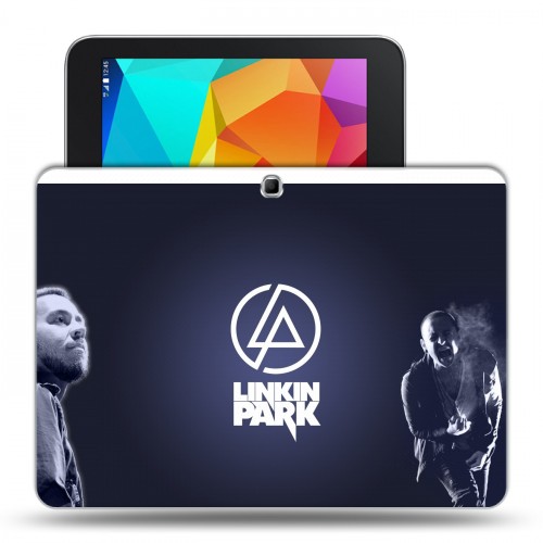 Дизайнерский силиконовый чехол для Samsung Galaxy Tab 4 10.1 Linkin Park