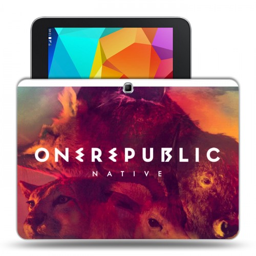 Дизайнерский силиконовый чехол для Samsung Galaxy Tab 4 10.1 OneRepublic